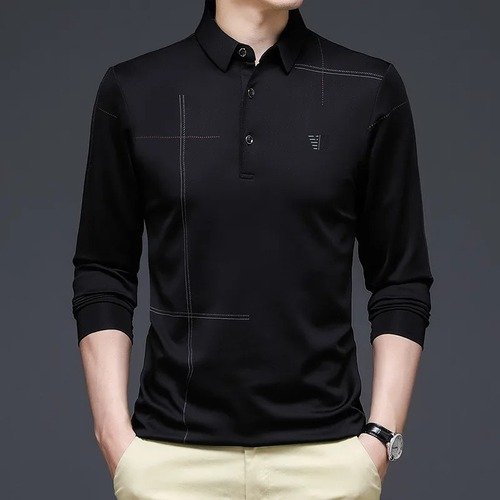 Men weekend wear long sleeved shirts