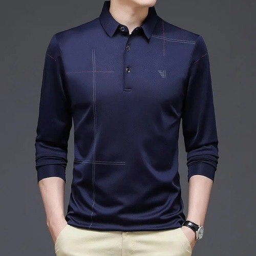 Men weekend wear long sleeved shirts